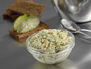 Hot Smoked Sea Bass Pate with Lime & Coriander