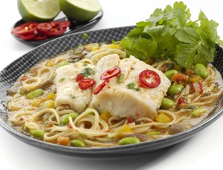 MSC Atlantic Haddock with Soba Noodles & Vegetables in a Miso Broth (skinless, boneless)